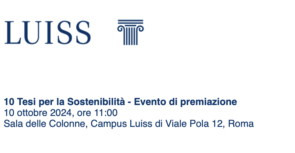 10 Tesi per la Sostenibilità
